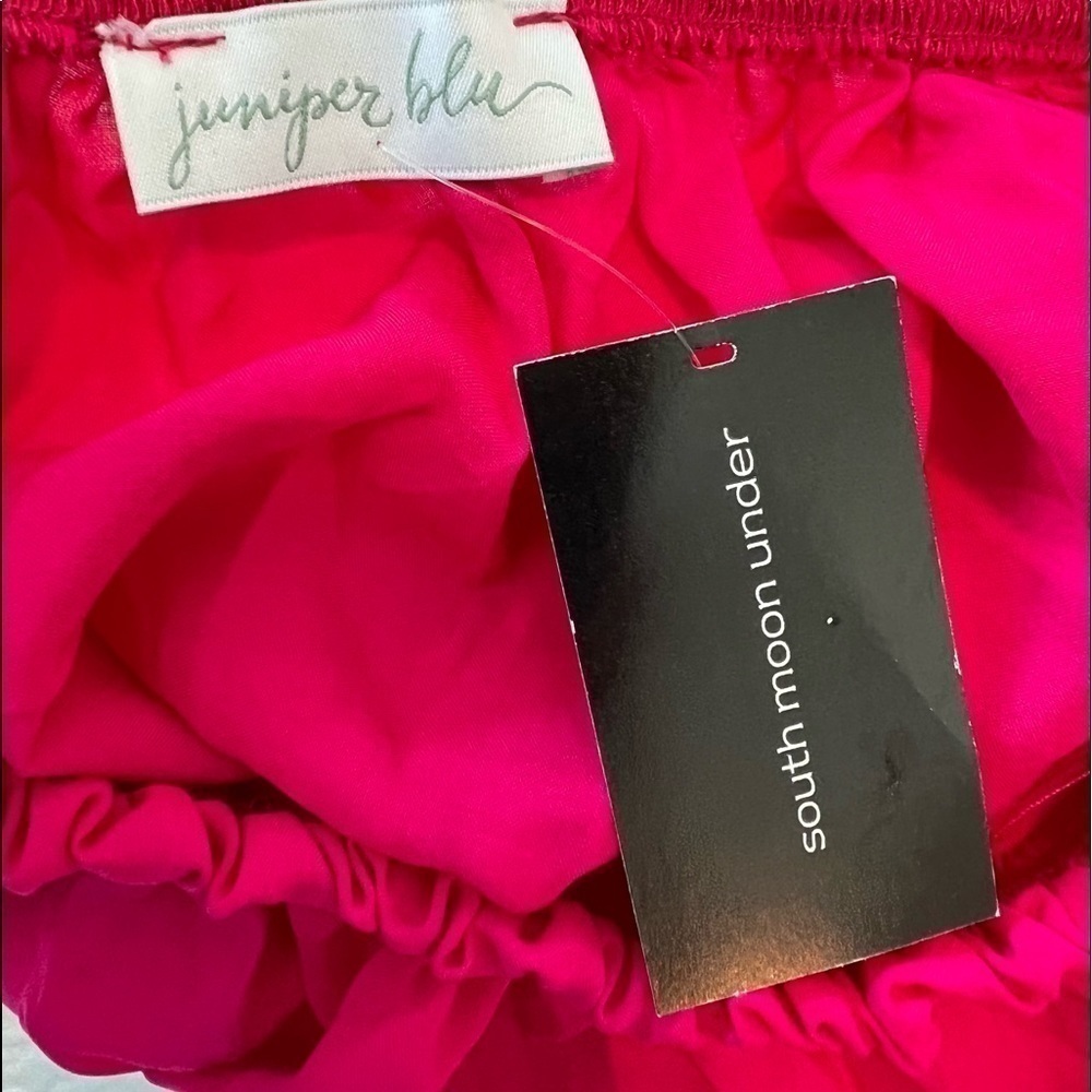 Juniper Blu Hot Pink Strapless Dress NWT Size S - Picture 6 of 10